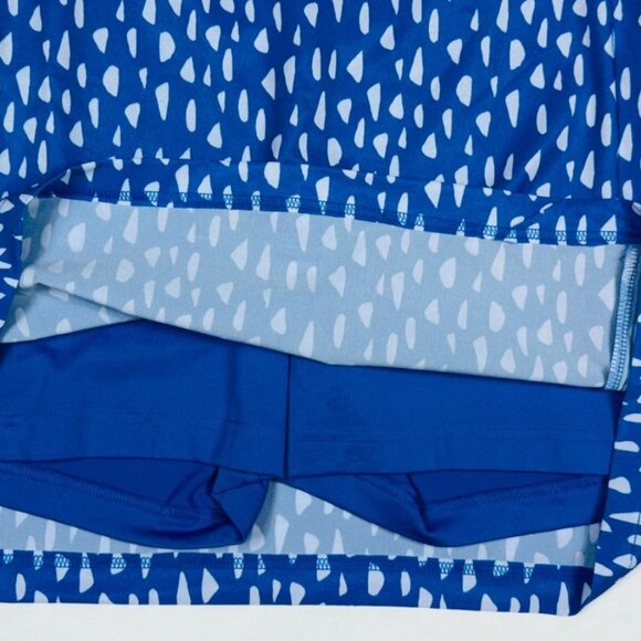 Like New Chico’s Women's Zenergy Neema Pebble Pocket‎ Skort Amparo Blue 12 - Picture 10 of 15